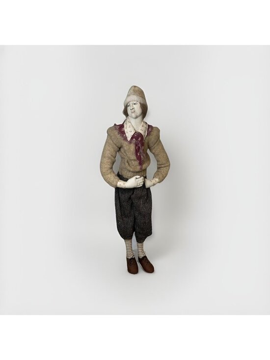 Akira Blount Other - Akira Blount Doll Handmade Needle Sculpted Signed Vintage 24” With Stand
